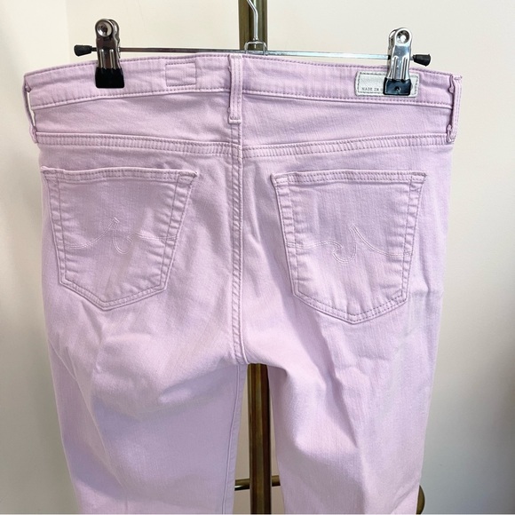 Pretty AG Stevie ankle Jean…soft lilac/pink color! - Picture 7 of 14
